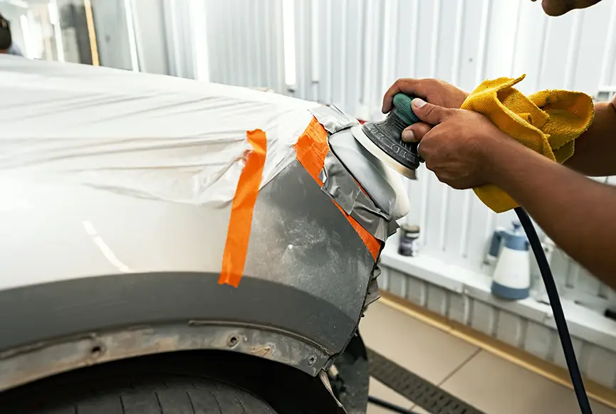 Repairing Factory Paint After Damage