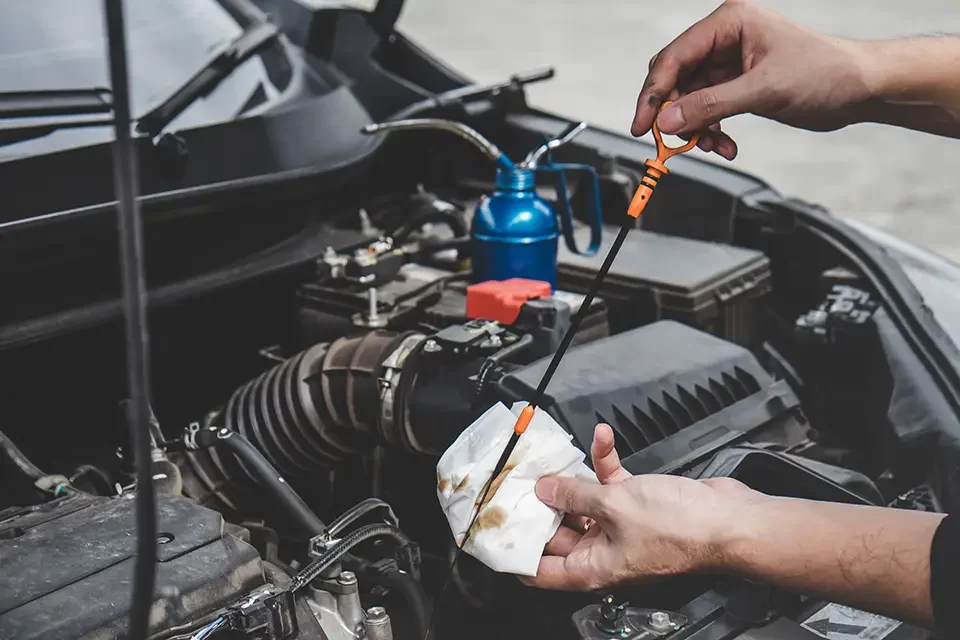 services-car-engine-machine-concept Actions Required When Cutting Car Brake Fluid